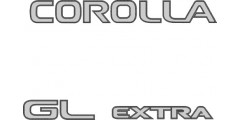 Corolla GL Extra Decal